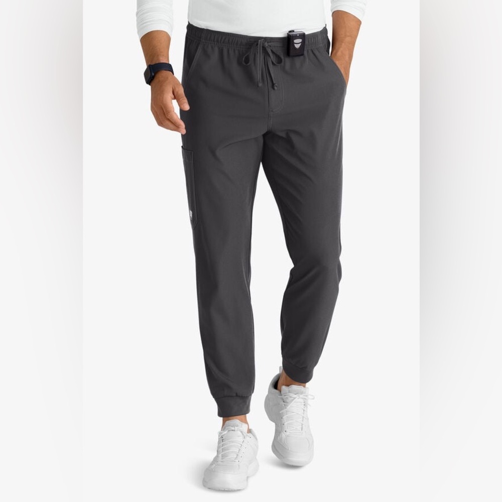 Skechers by Barco Gray Jogger Scrubs Pants